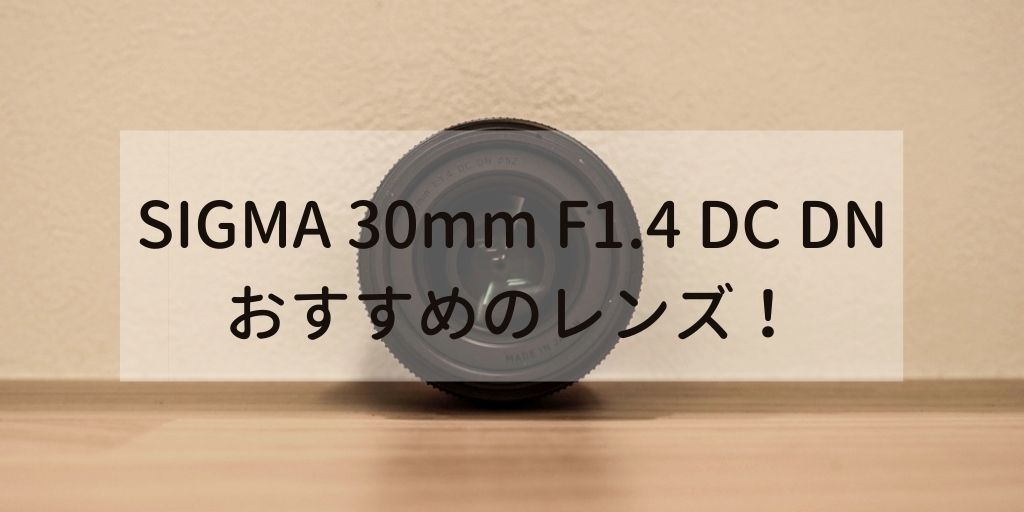 SIGMAの30mm F1.4 DC DNは EF-Mマウント待望の単焦点！ | 趣味はないが